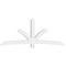 Ekena Millwork Davenport Architectural Grade PVC Gable Bracket, 108"W x 45"H x 6"D x 6"F, 10/12 Pitch GBP108X45X0606DAV00 - alternate 3